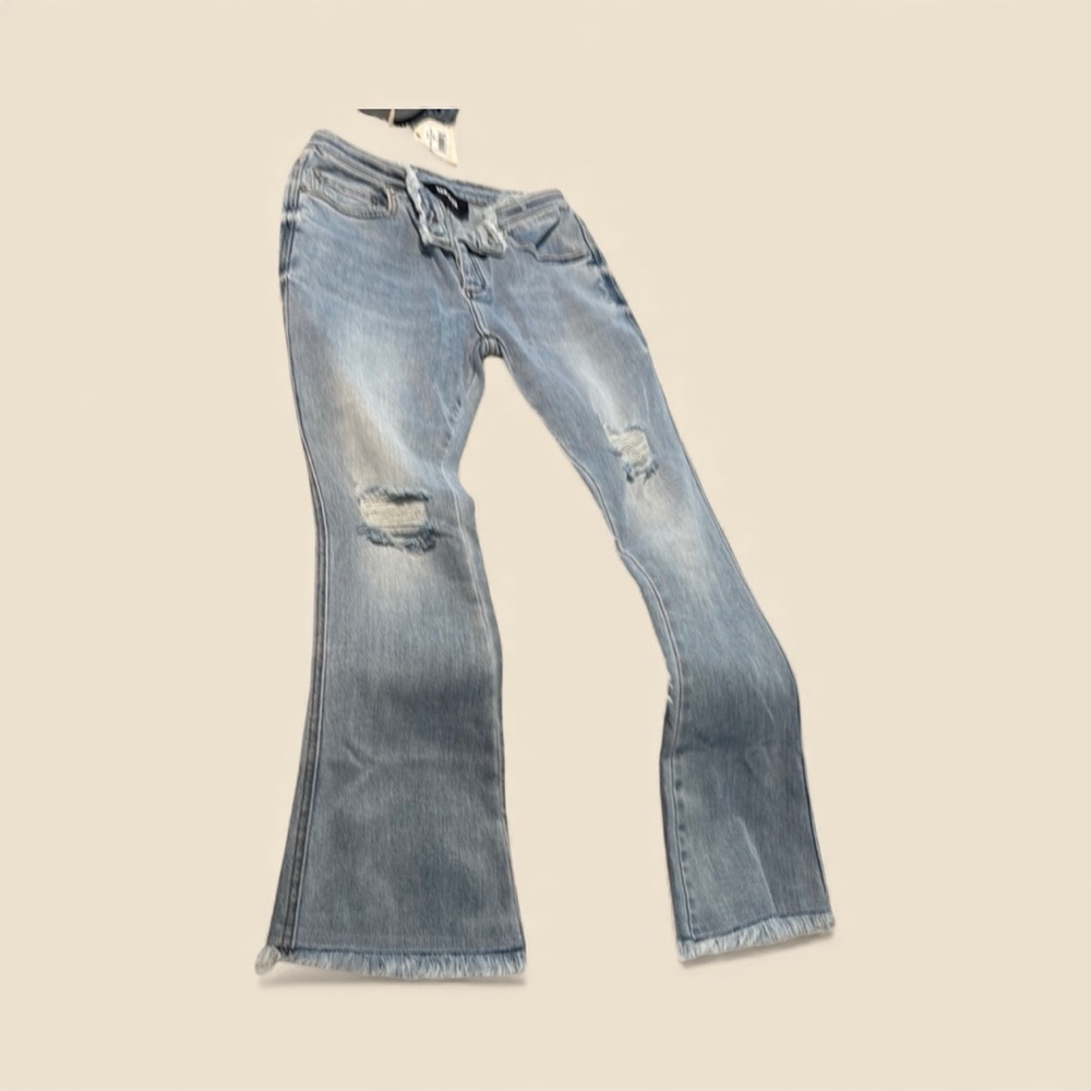 SER.O.YA  Women's Light Blue Jeans customized NWOT *see details